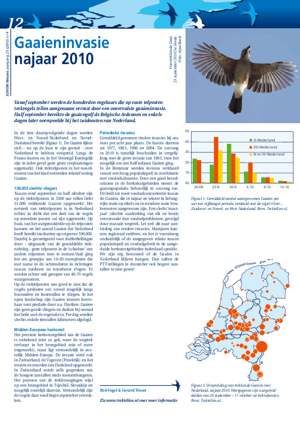 Omslag Gaaieninvasie najaar 2010