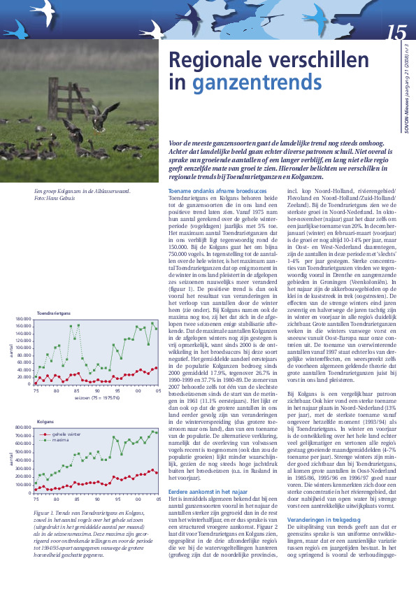 Omslag Regionale verschillen in ganzentrends