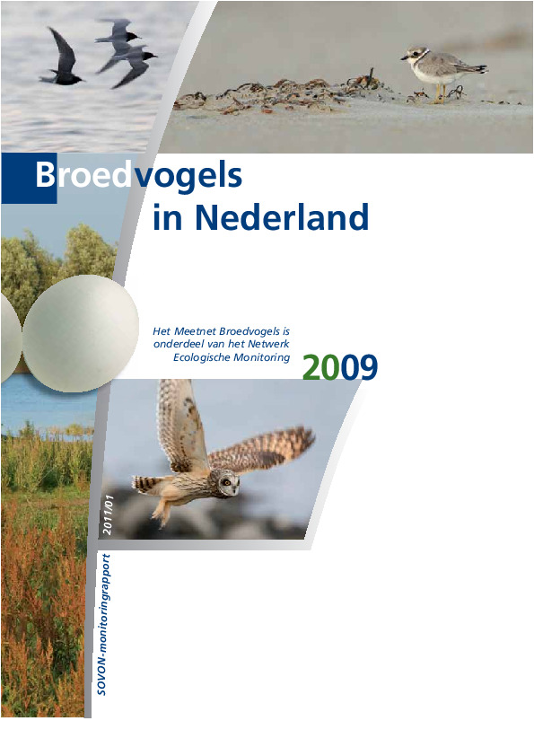 Omslag Broedvogels in Nederland in 2009