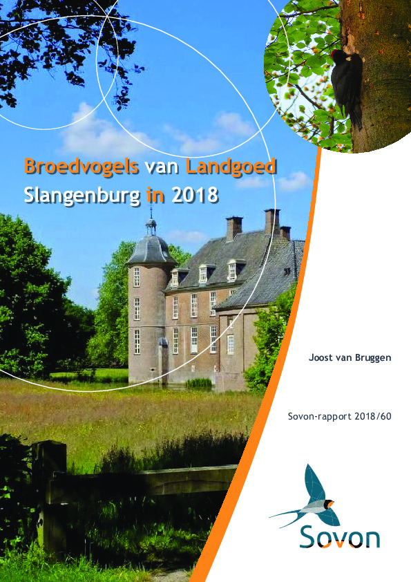 Omslag Broedvogels van Slangenburg in 2018