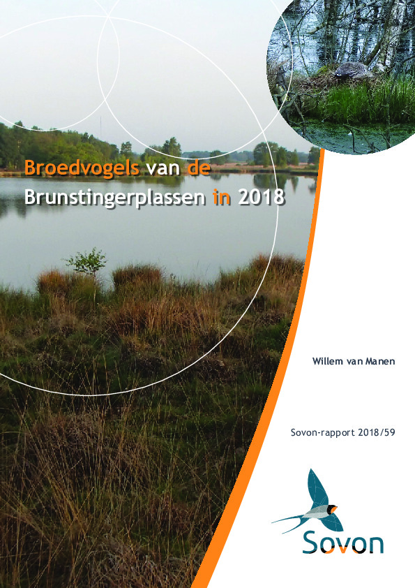 Omslag Broedvogels van de Brunstingerplassen in 2018