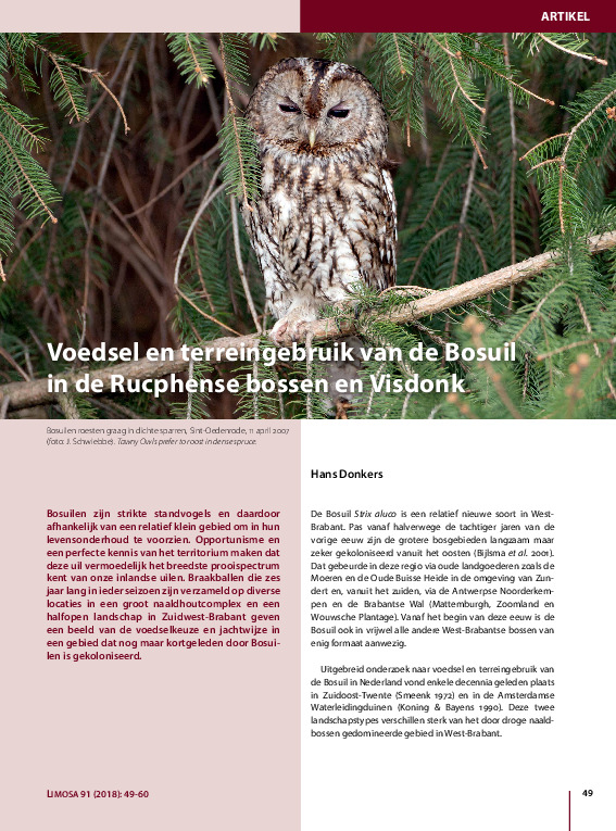 Omslag Voedsel en terreingebruik West-Brabant