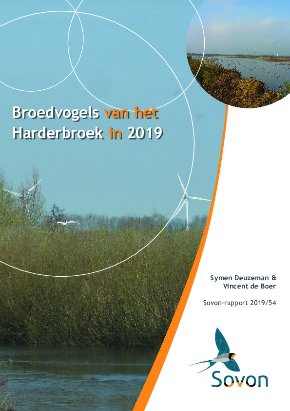 Omslag Broedvogelinventarisatie Harderbroek 2019