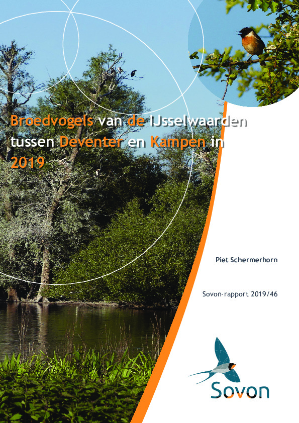 Omslag Broedvogelinventarisatie IJsselwaarden 2019