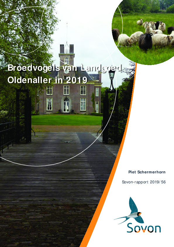 Omslag Broedvogelinventarisatie Oldenaller 2019