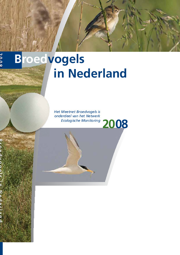 Omslag Broedvogels in Nederland in 2008