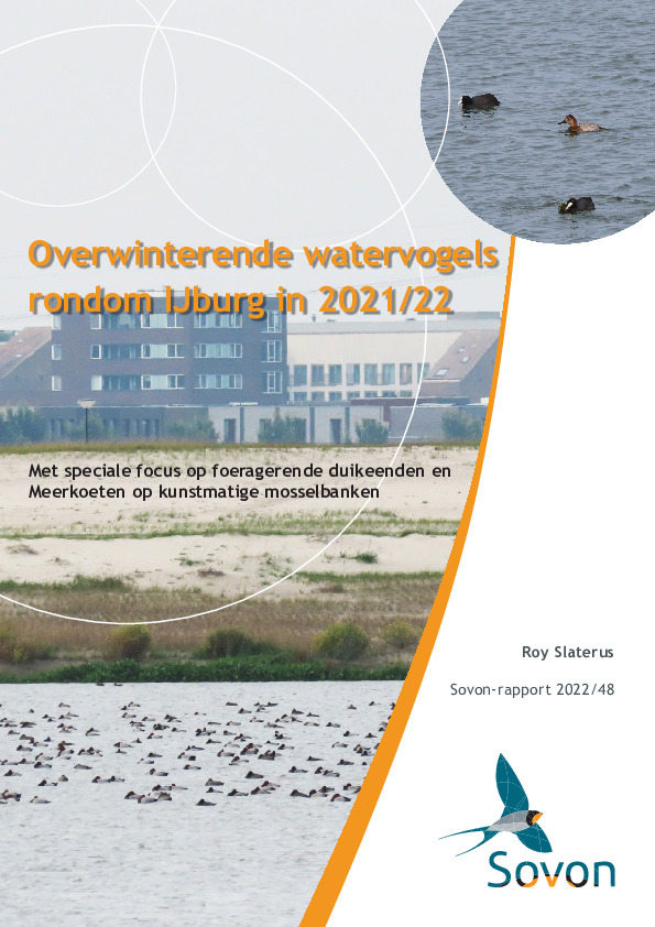 Omslag Overwinterende watervogels rondom IJburg in 2021/22