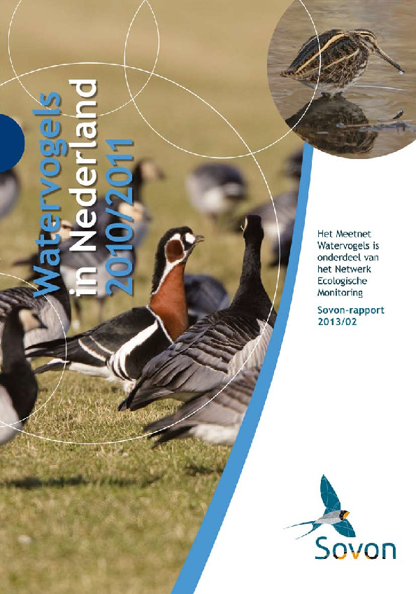 Omslag Watervogels in Nederland in 2010/2011