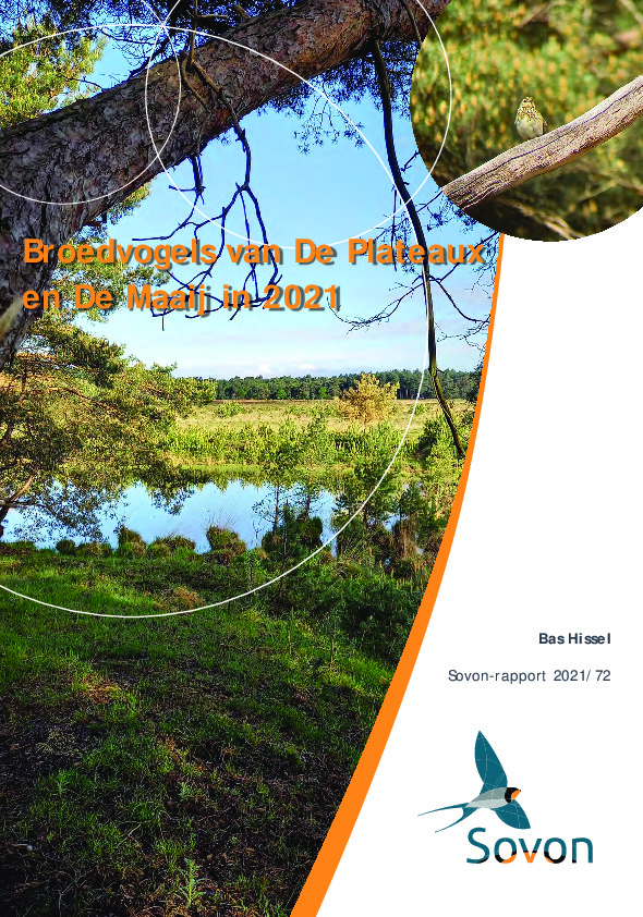 Omslag Broedvogels van De Plateaux en De Maaij in 2021