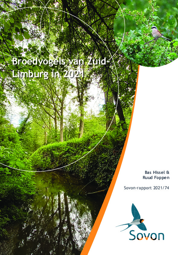 Omslag Broedvogels van Zuid-Limburg in 2021