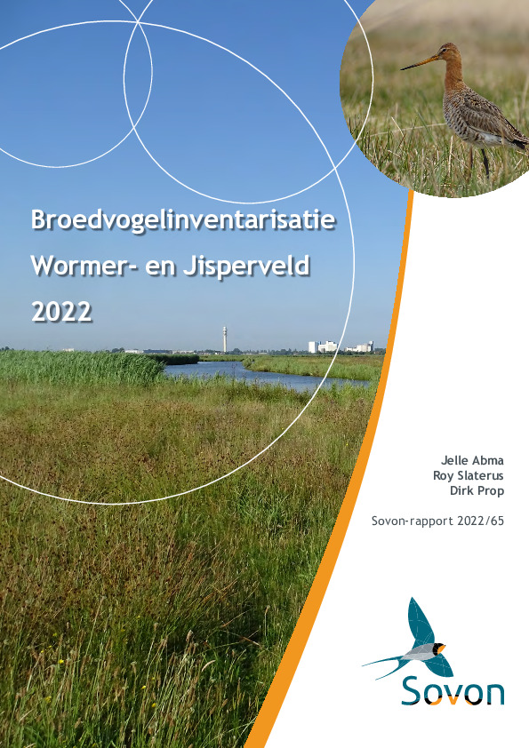 Omslag Broedvogelinventarisatie Wormer en Jisperveld 2022