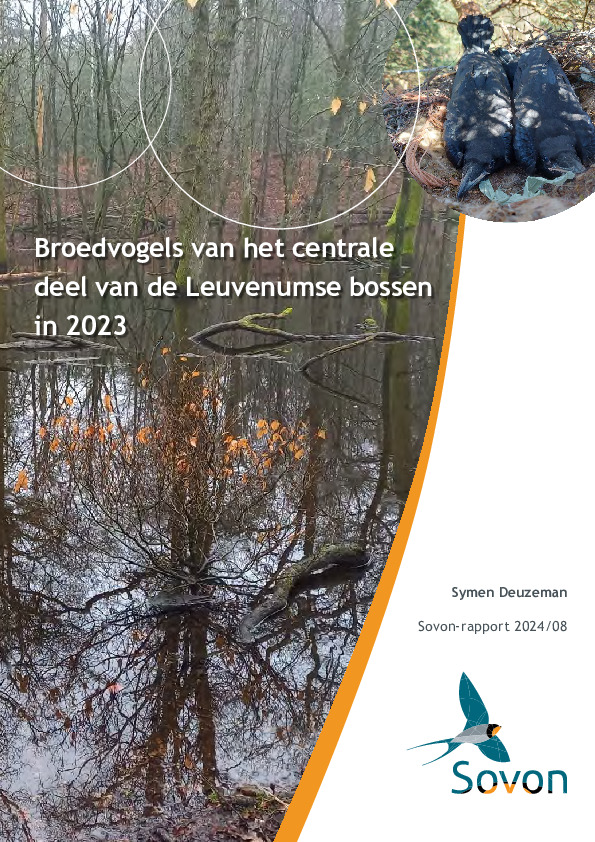 Omslag Broedvogels van het centrale deel van de Leuvenumse bossen in 2023