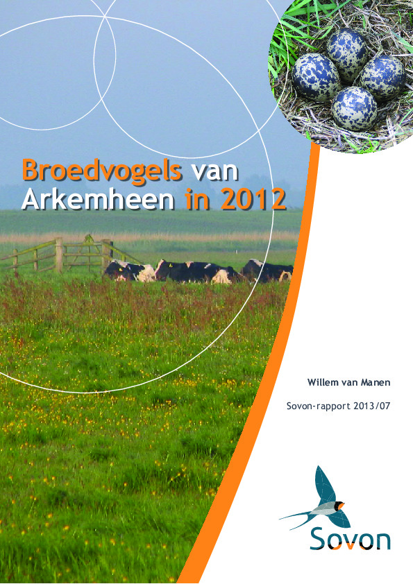 Omslag Broedvogels van Arkemheen in 2012