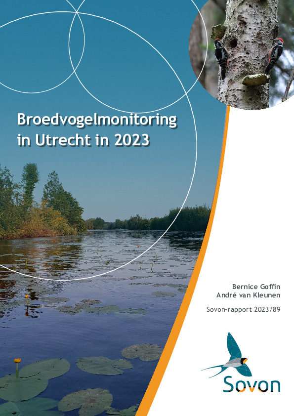 Omslag Broedvogelmonitoring in Utrecht in 2023