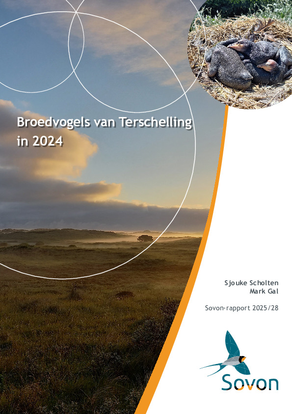 Omslag Broedvogels van Terschelling in 2024