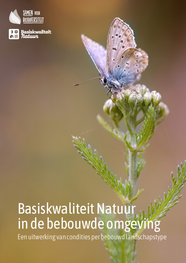 Omslag Basiskwaliteit Natuur in de bebouwde omgeving