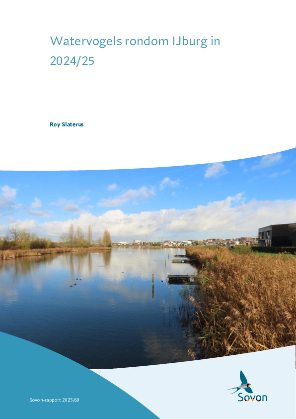 Omslag Watervogels rondom IJburg in 2024/25