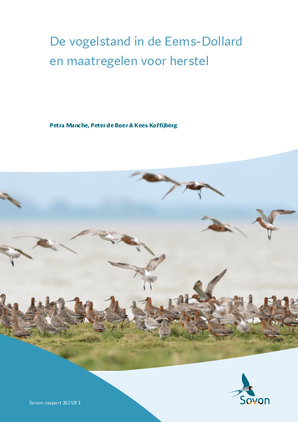 Omslag De vogelstand in de Eems-Dollard en maatregelen voor herstel