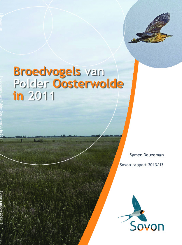 Omslag Broedvogels van Polder Oosterwolde in 2011