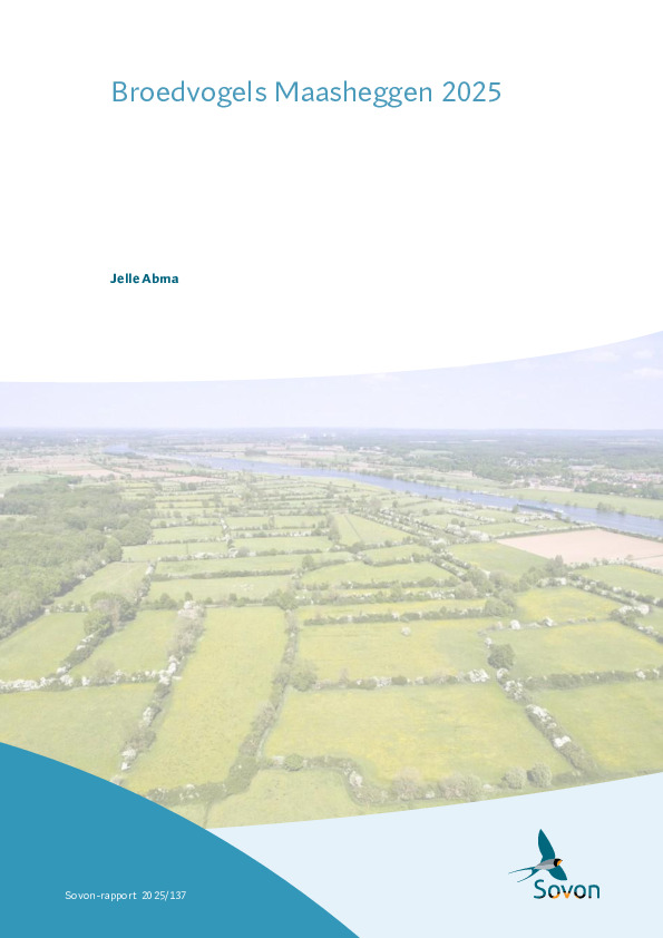 Omslag Broedvogels Maasheggen 2025