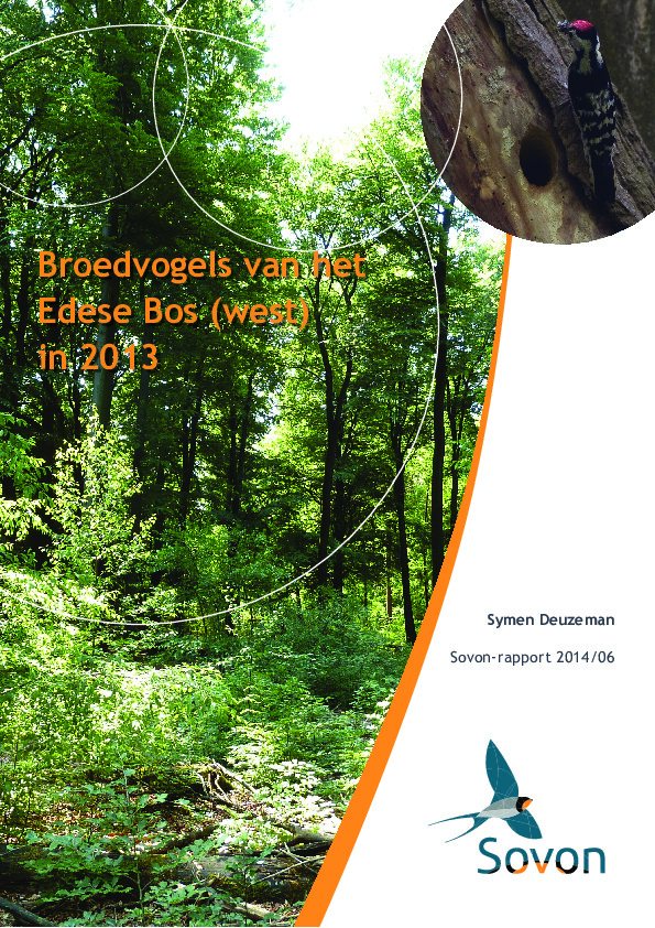 Omslag Broedvogels van het Edese Bos (west) in 2013