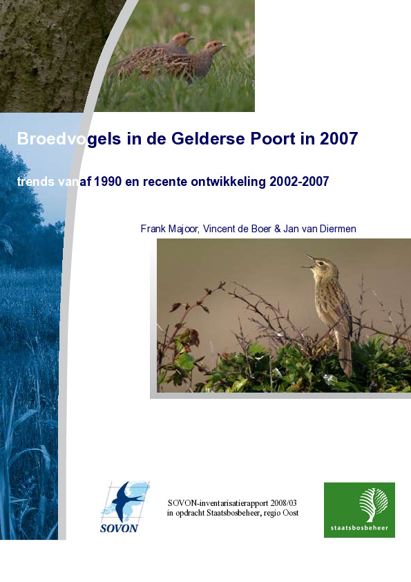 Omslag Broedvogels in de Gelderse Poort 