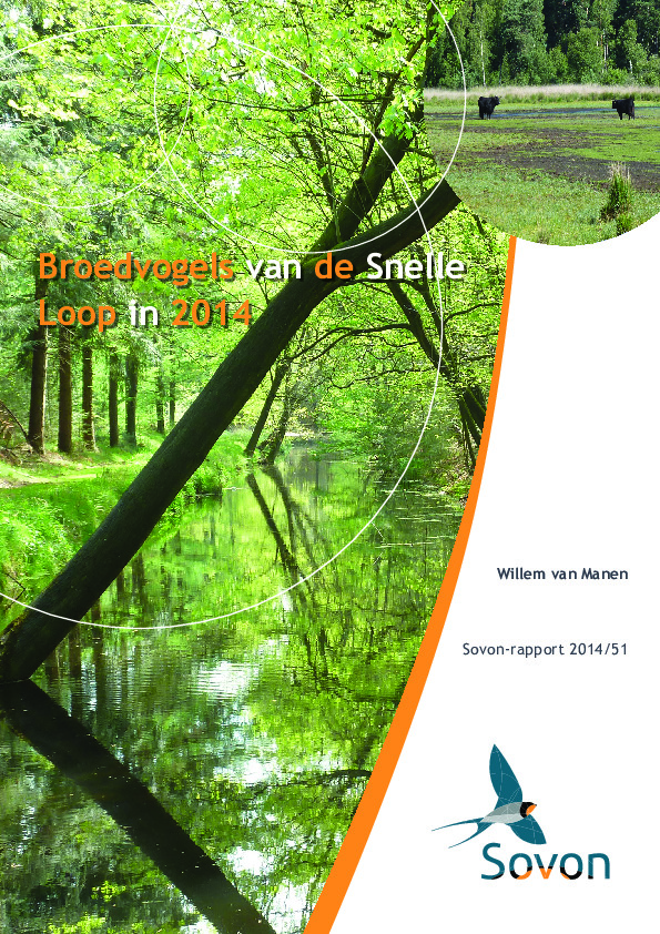 Omslag Broedvogels van De Snelle Loop in 2014