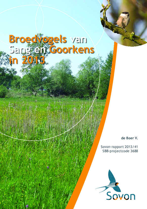 Omslag Broedvogels van Sang en Goorkens in 2013