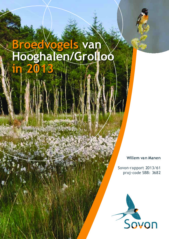 Omslag Broedvogels van Hooghalen-Grolloo in 2013