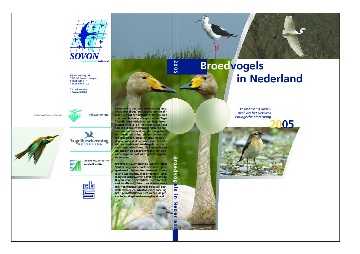 Omslag Broedvogels in Nederland in 2005