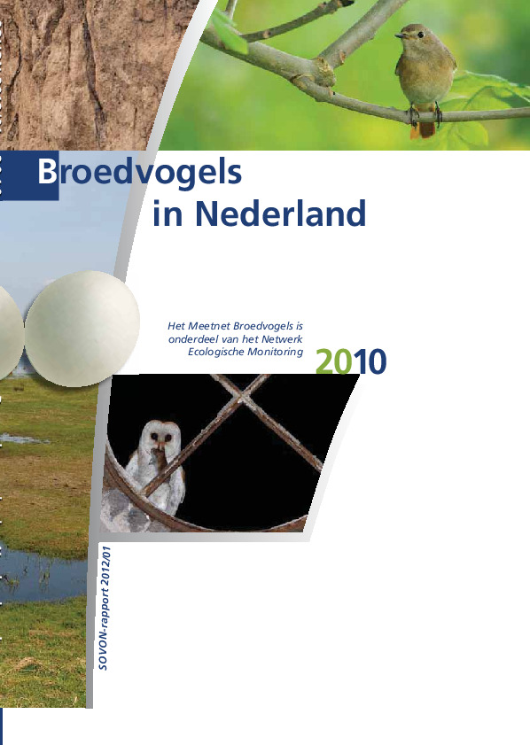 Omslag Broedvogels in Nederland in 2010