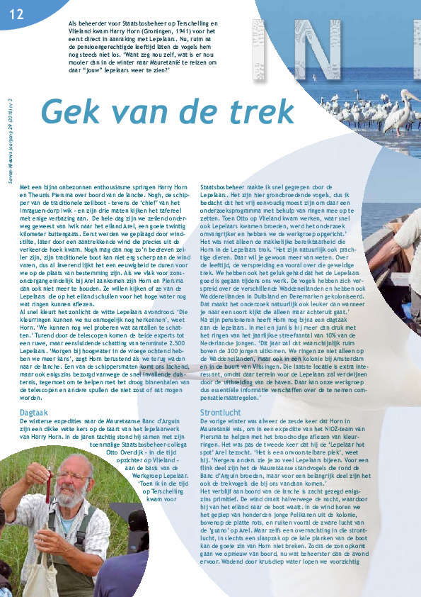 Omslag Gek van de trek