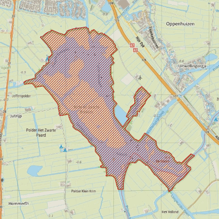 Begrenzing Natura 2000-gebied Witte en Zwarte Brekken