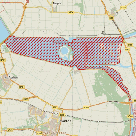 Begrenzing Natura 2000-gebied Ketelmeer & Vossemeer