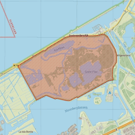 Begrenzing Natura 2000-gebied Lepelaarplassen