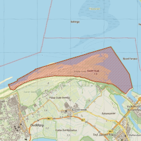 Begrenzing Natura 2000-gebied Duinen Goeree & Kwade Hoek