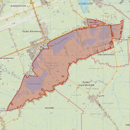 Begrenzing Natura 2000-gebied Nieuwkoopse Plassen & De Haeck