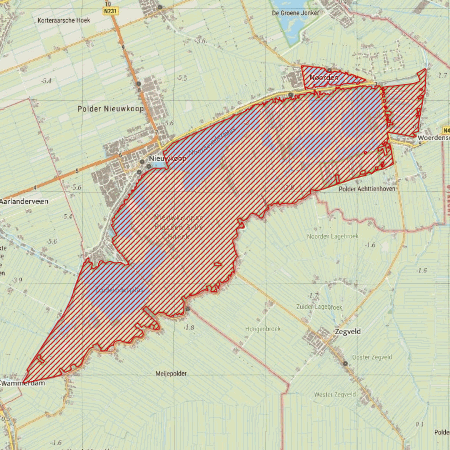 Begrenzing Natura 2000-gebied Nieuwkoopse Plassen & De Haeck