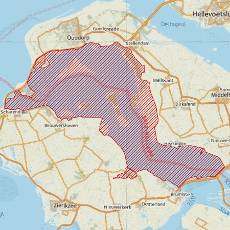 Begrenzing Natura 2000-gebied Grevelingen