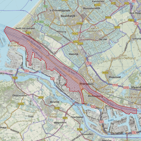 Begrenzing Overig - watervogelmonitoringgebied Nieuwe Waterweg/Calandkanaal