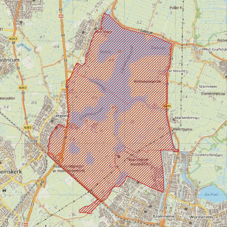 Begrenzing Overig - watervogelmonitoringgebied Alkmaardermeer