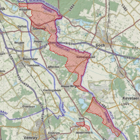 Begrenzing Overig - watervogelmonitoringgebied Grensgebied Kop Limburg